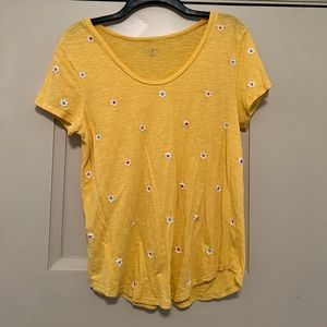 Yellow Daisy Short Sleeve Shirt - Loft Outlet
